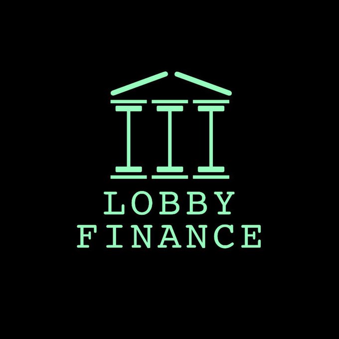 The image features a logo for a company named "Lobby Finance". The logo consists of three columns, each containing a green triangle with the word "LOBBY" written inside. Below this, there's a smaller green triangle that reads "Finance", and below it another smaller green triangle that says "Lobby". The entire design is set against a black background.

The post discussing the company's new chapter begins by mentioning the company's name, "Lobby Finance" in bold letters at the top of the image. It then goes on to describe the company's focus and goals for the future, stating that it will join the growing Gitlawb ecosystem and deploy token on Base Name: LOBBYFI A network built for connection, agents, and the next generation of onchain infrastructure.