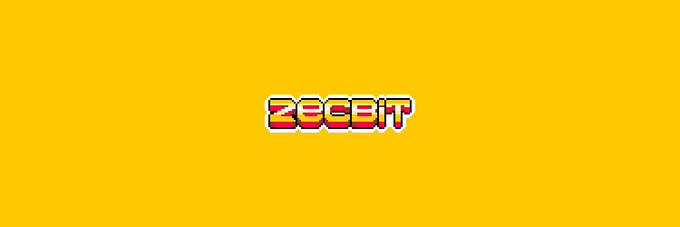 A yellow background displays the pixelated, colorful text '2GGIT' in the center.
