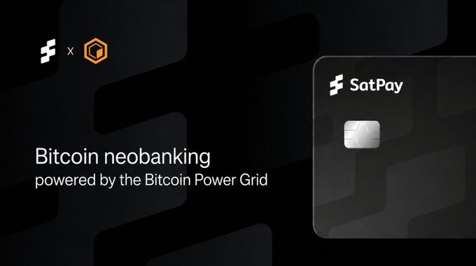 A promotional graphic showing a partnership between Flipster (F logo) and SatPay (orange hexagonal logo), displaying the text "Bitcoin neobanking powered by the Bitcoin Power Grid" alongside a credit card labeled "SatPay."

The image supports the post's message of long-term conviction and commitment to strong, community-driven projects by showcasing a new Bitcoin neobanking collaboration, reflecting the poster's emphasis on backing solid builders and seeing the bigger picture in the crypto space.