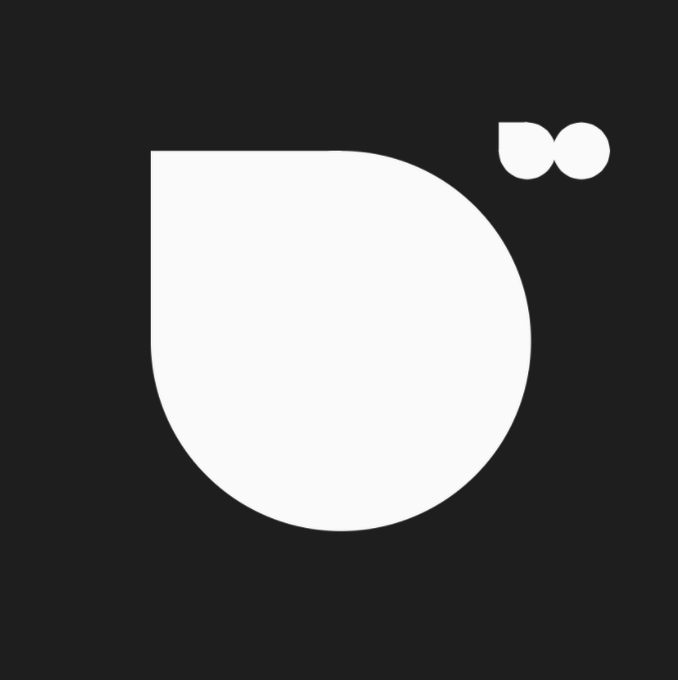 A white silhouette of Jack Butcher's iconic teardrop shape appears on a black background, with two small circles forming the accent mark above it—representing the "1/1" NFT posted by Jack Butcher.