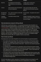 A screenshot of a financial data table displaying DeFi metrics for Chainlink, with the post highlighting that $LINK is canonically available across 84+ blockchains via the ERC-677 standard, functioning as native "money" without wrapping or slippage.