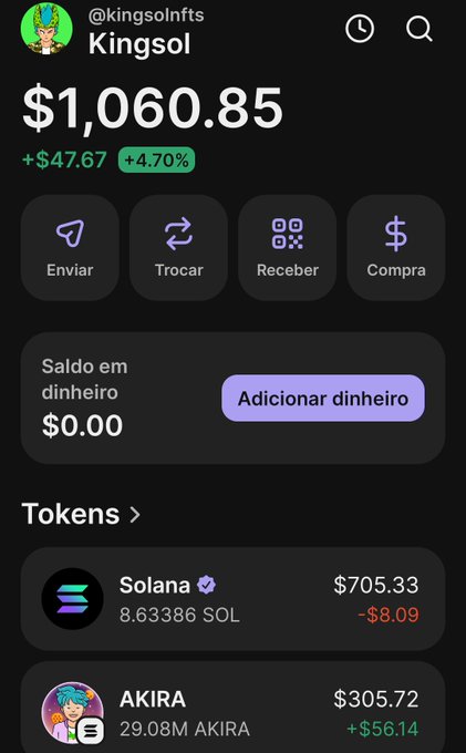 The image shows a screenshot of a cellphone's home screen that has several tabs open, including a tab for trading digital currency called ether. There are also other smaller images displayed, one of which features a person with blue hair. This content appears to be related to a contest or giveaway, as it mentions "giveaway" and provides details about how to enter the 24-hour cash sweepstakes. The post includes an image of Solana, a cryptocurrency, and mentions that "24 hours will be enough to give it away", and that "winning share is free".