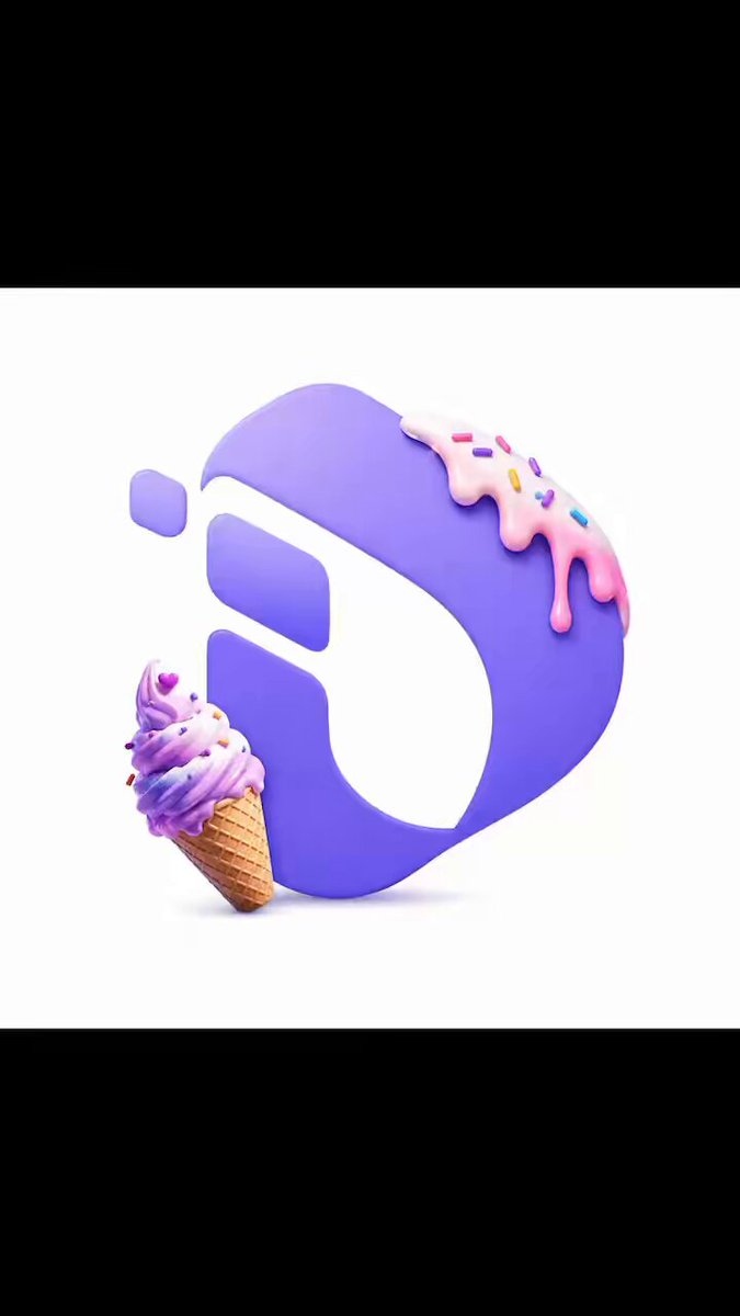 The image features a purple letter "I" with an ice cream cone below it, creating a playful and visually appealing scene. The ice cream cone has pink and white toppings that add a pop of color to the composition. The text "ITLX tiếp tầm nhìn mạnh mẽ hơn" is also present in the image, which could be related to an online store or a social media post promoting ice cream products.

The combination of the purple "I" and the colorful ice cream cone creates a sense of fun and excitement, making it an interesting and eye-catching visual. The presence of the text suggests that there might be some information or promotion related to the ice cream cone in the image.