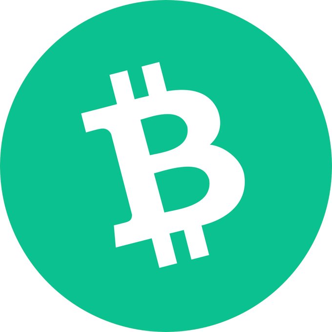 A green circular icon featuring the white Bitcoin '₿' symbol.
