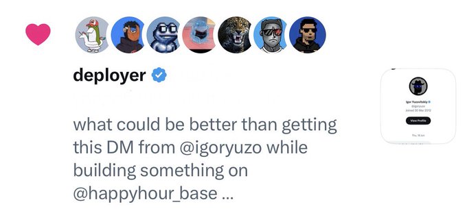 ?" i think you would be better than getting that dm, right?".