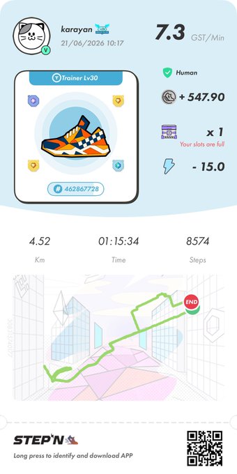 The image shows a white poster with a blue background, displaying information about a fitness tracking app called "Stepin". The poster includes details such as the app's name, logo, and a map of the city where the app was developed. It also provides instructions on how to use the app and offers a free trial version for users to try out the app before committing to it.