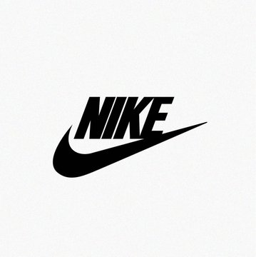 The image shows the Nike logo, featuring the brand name "NIKE" in bold black text alongside the iconic Swoosh symbol on a white background. The image relates to the post by highlighting Nike as a comparison point for investment returns, illustrating how $1,000 invested in Nike in 2013 would have grown to $1,390 today, contrasted with Bitcoin's much larger gains over the same period.