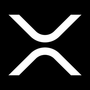 The image features a white "X" symbol, which appears to be a logo or emblem related to cryptocurrency. The text accompanying the logo reads "XRP + XLM + ZBCN + SHX = Infrastructure for the next financial era." This suggests that the "X" represents a specific cryptocurrency called Ripple, and it is used as an identifier for this particular digital currency.