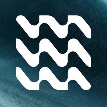 The image features an aqua background with white wavy lines, which could be interpreted as a logo or design element for a project named "Early Alpha" by a person named Don't Miss Surf. The text at the bottom of the image reads "Early Alpha project - Don'T miss surf today I'm sharing an early alpha opportunity with you all". This suggests that the project is in its early stages and has already gained some attention, as it is being shared on social media platforms like Discord.