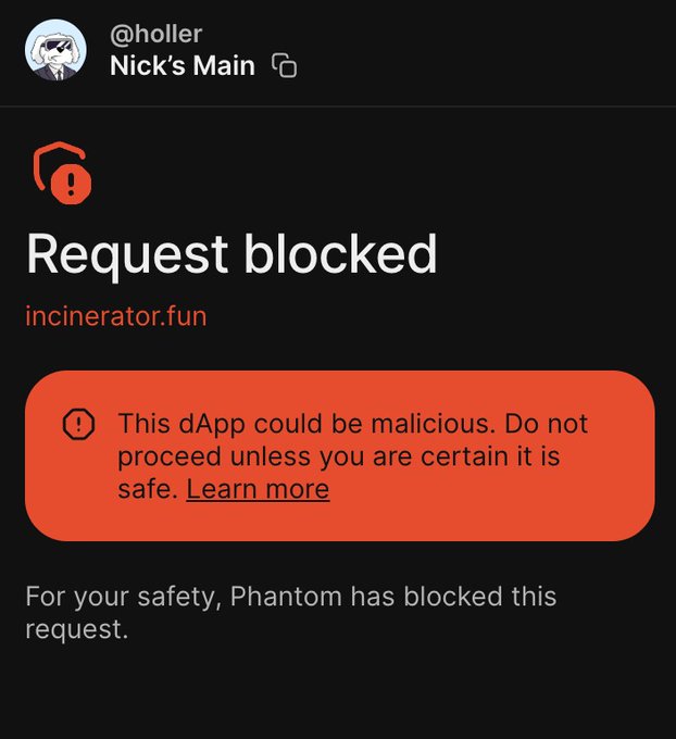 The image shows a screenshot of an email message with a red box that says "request blocked." The text within the box indicates that the recipient's account has been blocked, possibly due to suspicious activity or violating terms of service. The email also contains a warning about phishing attempts and asks the recipient not to click on any links in the email.