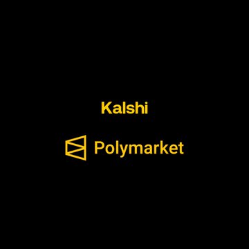The image shows a black background with white text that reads "LATEST: Spain blocks @Polymarket and @Kalshi, ordering ISPs to restrict access after regulators found the platforms were offering unlicensed betting products." The text is yellow, which makes it stand out against the black background.