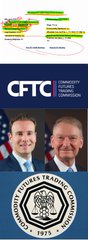 A heavily distorted, glitched image showing partial text including 'OPTIC' alongside an American flag and what appears to be a presidential seal and partial portraits.