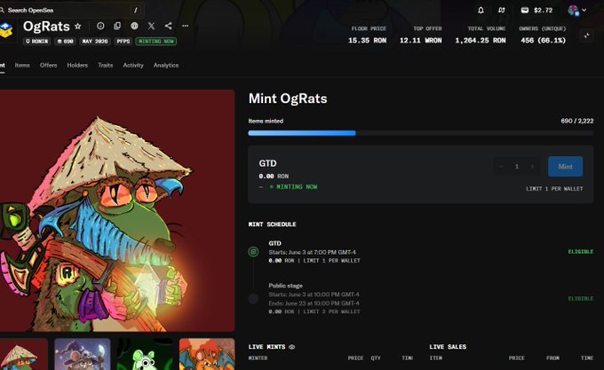 The image shows a computer screen displaying a website called "Ya minteamos", which translates to "Let's do it" or "Let's get started". The website appears to be related to the post about minting coins, as indicated by the text in the image. The post also mentions that there is a sale going on for minted coins and that the coins are available for purchase at the time of viewing this post.

The main focus of the image is a cartoon character wearing a hat with a lantern attached to it. This character seems to be promoting the website or the coin-minting process, as they are featured prominently in the image along with other elements related to the website and coins.