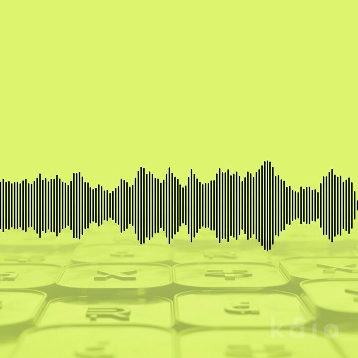 The image features a keyboard with letters arranged in rows of numbers, creating an interesting visual effect that resembles a wave or sound wave. The text "Kaia" can be seen at the bottom right corner of the image. The background color is yellow, which contrasts with the black and white keys on the keyboard. The image also contains some text that reads: "Sustainable yield starts with capital protection. Powered by active solvency monitoring with a flawless track record of zero bad debt, @Featherlend is bringing the safest risk-adjusted yields to Kaia as a vault curator."