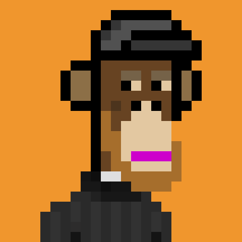 A pixel art portrait of a monkey wearing a hat and suit with bright pink lips, set against an orange background. The character appears to be a stylized mascot for the "Evolastion" NFT project being teased for a Phase 2 whitelist-free mint on OpenSea.