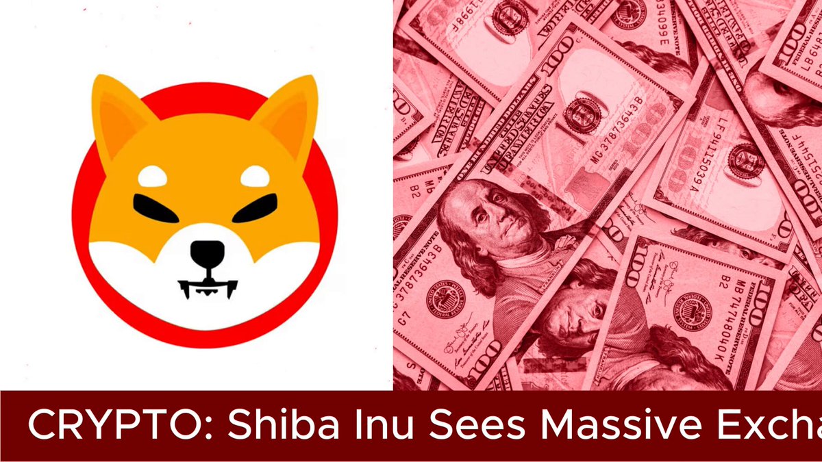 The image features a cartoon Shiba Inu dog with its eyes closed, surrounded by money symbols and logos. Below the Shiba Inu depiction, there is text that reads "Crypt: Shiba Inu Sees Massive Exchange Inflow Shiba Inu". The image seems to be related to a post about cryptocurrency trading or an analysis of the Bitcoin market on June 2nd. The presence of the Shiba Inu dog and the money symbols suggests a connection between Bitcoin or digital currency and Shiba Inu, possibly indicating that the Shiba Inu dog holds some importance in relation to the cryptocurrency space.