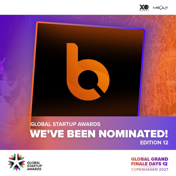 Byzanlink has been nominated for the Global Startup Awards Edition 12, taking place with the Grand Finale Days in Copenhagen in 2027. This announcement celebrates Byzanlink's recognition in the prestigious Global Startup Awards, aligning with the post about their nomination.