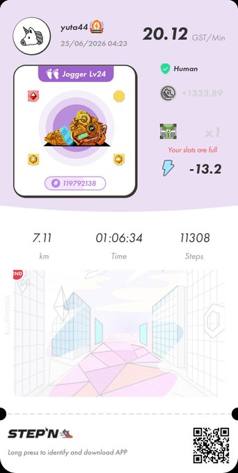 The image features a step tracker app that is open, with a screen showing various information including progress tracking, a map of the exercise path, and distance measurement. The main focus of the image seems to be a post on social media, as it has been edited to include an overlay of the step tracking application. This edit provides a visual representation of how the app works, potentially highlighting features such as the use of AI for fitness tracking or its ability to track daily steps taken in various locations.