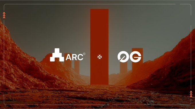 "TheARC@ARCTERMINAL is officially teaming up with 0G Labs to unite these two massive ecosystems."