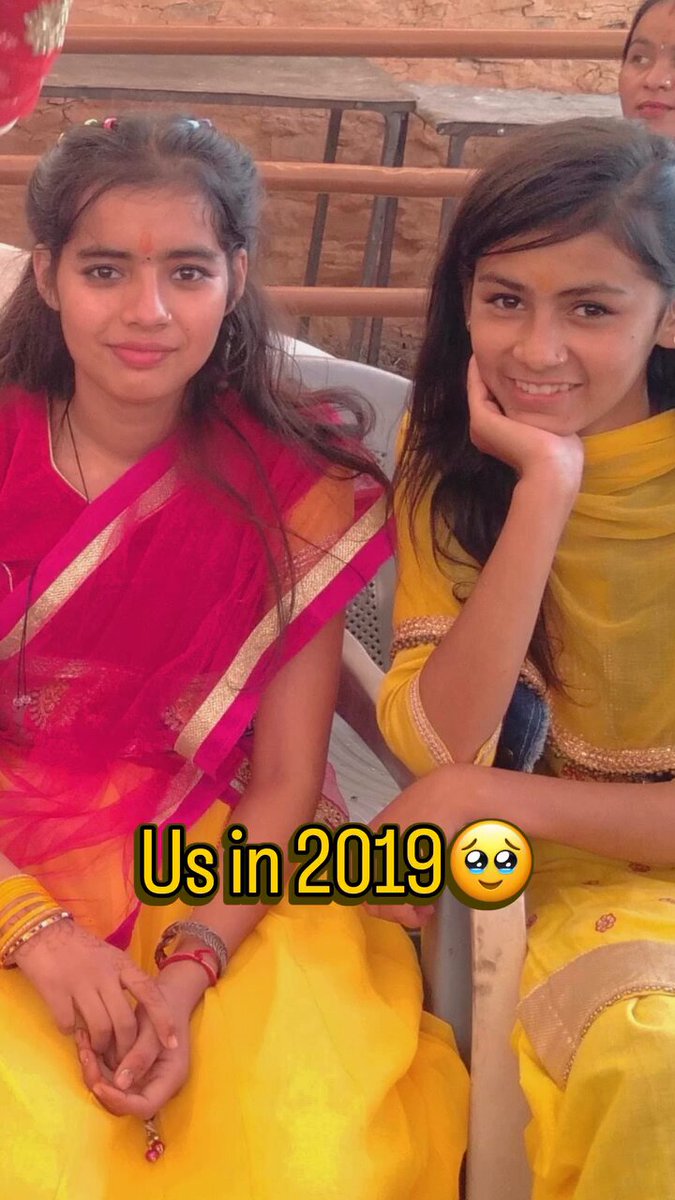 The image features two young girls sitting next to each other, both wearing traditional Indian clothing. One of them has a sad expression on her face as she looks at the camera. The caption "Don't ignore any girl during school time. They are like Bitcoin." suggests that they should not overlook or disregard their feelings and experiences, just as one would not ignore valuable information in the world of cryptocurrency.