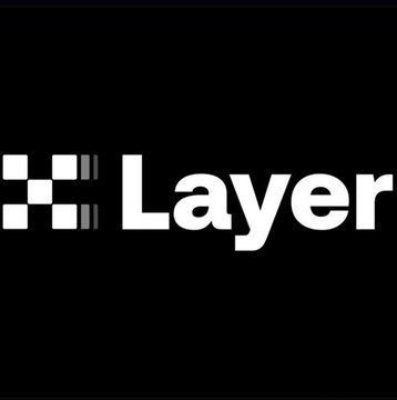 The image features a logo for Layer, which is an upgrade for Exchange OS. The logo consists of the word "Layer" written in white letters against a black background. Below the logo, there's text that reads "OKX’s X Layer launched a new upgrade - Exchange OS This allows builders to deploy their own spot, perp or prediction market using a unified infra @XLayerOfficial says". The image also includes an image of a checkerboard pattern and the words "layer" written in white letters.