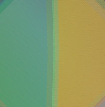 A digital artwork featuring diagonal bands of green and yellow with subtle geometric patterns and gradient transitions. The bright yellow and green hues evoke solar and spring-like imagery, complementing the post's mention of a solar eclipse celebration.