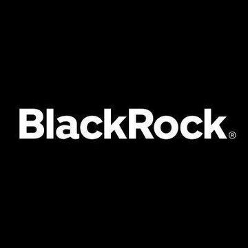 The image features a black background with white text that reads "BLACKROCK" written in capital letters. The text is positioned at the top of the frame, making it the main focus of the image. There are no other objects or elements present in the image, and the text stands out clearly against the black background.