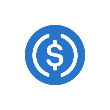 A blue USDC (USD Coin) cryptocurrency logo, featuring a white dollar sign encircled by parentheses on a blue background, accompanies the announcement of Sui Network's launch of Gasless Stablecoin Transfers for seamless USDC transactions across exchanges and non-custodial wallets.