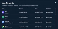 The image shows a screenshot of a financial advice website with a list of different investment options displayed on it. One option that stands out is Bitcoin, which has an estimated value of $114, or 22 INJ (International Jollies). This option would reach $2200 if users decided to invest and follow through. The post titled "Choice is My Choice" indicates the website's goal to help users make their own decisions about investing in various options presented on the site.