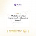A Q&A session advertisement on Hive stating: 'What's the breakout moment you still bouncing toward?' with the answer 'Answer and upvote to win Ponzinu a PzuT.'