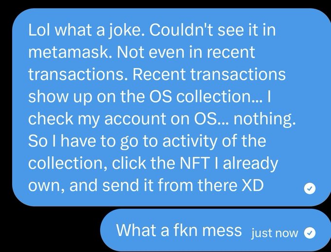 The image shows a screenshot of an incoming text conversation between two people, presumably friends or acquaintances discussing recent transactions related to a ethernet mask. The conversation includes some humor regarding the strange nature of receiving money for things like "vampire mail". The context suggests that this incident may have occurred recently with someone trying to receive ethernet masks as gifts from a person who chose to send it in a peculiar way, possibly via mail or cryptocurrency transactions. It seems that the message is meant to be lighthearted and funny despite its underlying serious subject matter related to financial transactions.