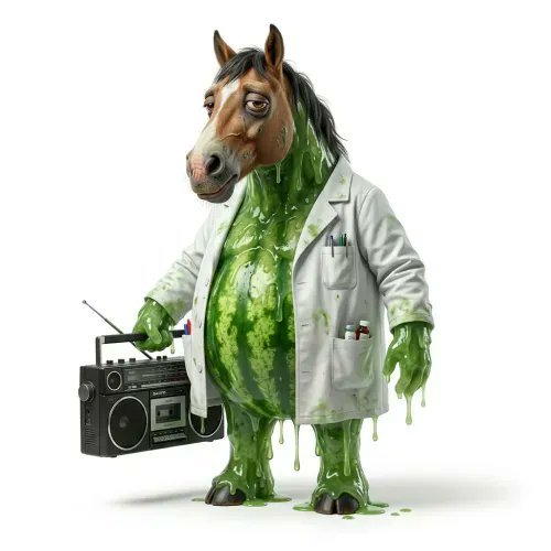 "Brainrot #7673", which translates to "watermelon," has been sold at an auction for 0.09 ETH or 110 cents. The unique design of Brainrot, shaped like a watermelon with green goo all over its body, attracts attention and adds value to the item.