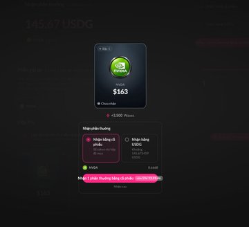 Dark-themed crypto application interface showing 'AGIX' token priced at $163 with staking pools for 'midas miku' and 'usdg' and a 'claim' button.