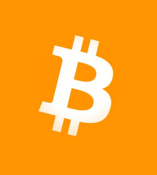 The iconic Bitcoin logo (₿) is displayed in white against an orange background, visually representing the cryptocurrency that the post celebrates for reclaiming the $65,000 price milestone.