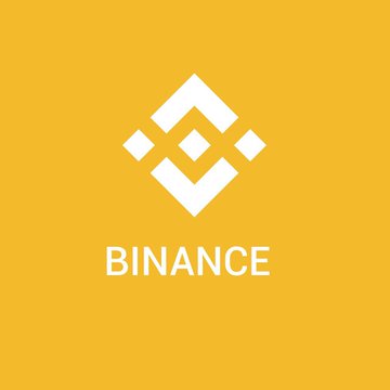 A yellow square featuring the white Binance logo (a diamond-shaped geometric design) with the text "BINANCE" displayed below it. The image visually represents the company mentioned in the breaking news about Binance's $100M investment in Circle.