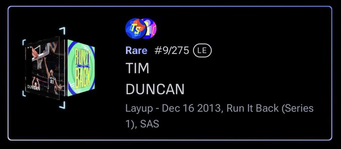 urnb927 le tim Duncan layup, dec 16 2013, run it back, series 1