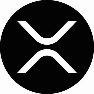 The image displays the XRP logo—a stylized white "X" within a black circle—symbolizing the cryptocurrency and its associated XRP Ledger, which is the focus of the proposed On-Chain Cosigner multisig upgrade.