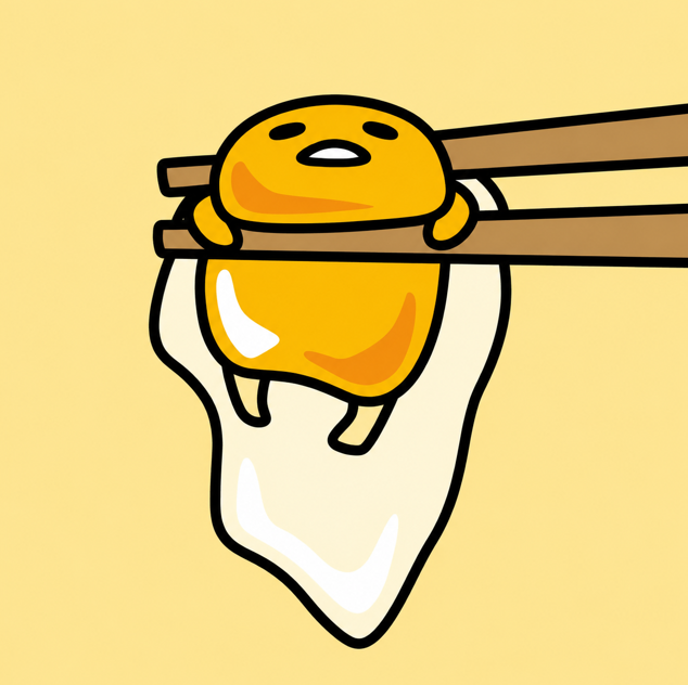 The image features a cartoon character, specifically an egg, that has been fried and is being held by chopsticks. The egg appears to be cooked and ready to eat. The caption of the image includes the words "They tried to fry him. They tried to scramble him. They tried to h#ard-boil him into productivity." This suggests a humorous take on the situation, where the fried egg is being used as an example of someone trying to accomplish something by frying it in various ways. The post also mentions that DRIP (defined as "DRIP CA: 6H3p2jRX7V5en1yWKs1jQPZBxw5x3Crdr2wVKMicpump") and PUMP (#DRIP) are involved in this process.