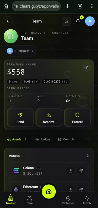 The image shows a phone screen displaying information about a cryptocurrency wallet app called "Solana". The app has a green icon, indicating that it is active and functioning properly. It allows users to manage their assets, send them, receive them, and control access to these funds. The app also provides options for transferring the assets between different accounts or even other cryptocurrencies. The screen shows various details about the wallet's features and functions, such as the ability to transfer assets using a single address, the option to lock the account with a password, and the ability to receive balances from the sender.
