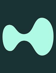 The image features a stylized mint-green abstract logo resembling a horizontal "H" or bowtie shape on a dark green background, representing the Hyperliquid cryptocurrency brand. This visual accompanies news of Hyperliquid reaching a new all-time high (ATH).