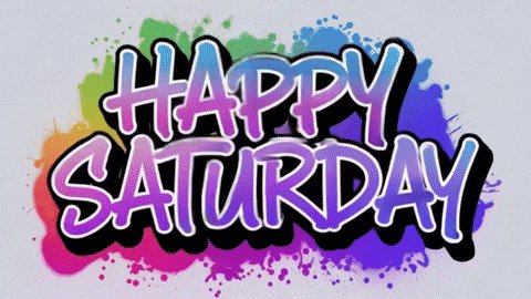 In this captivating photo, there's an eye-catching graphic that displays the words "Happy Saturday" written in a vibrant mix of purple, pink, blue, yellow, green, and orange. The letters are artistically arranged over a colorful background filled with splatters of paint resembling watercolor brushstrokes. This unique approach to writing adds a touch of creativity and originality to the image.

The image is part of a larger collection showcasing various posts on social media, including a post that combines "Happy Saturday" with an intriguing statement about how quantum threats might not be immediate but planning is already underway for a future build ready infrastructure. The post highlights important aspects related to both personal well-being and global developments in technology and science.