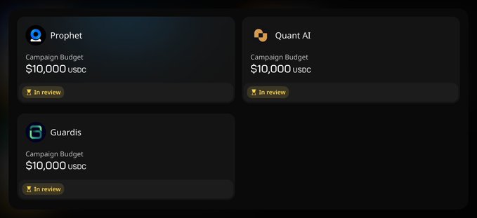 The image shows a post related to an advertisement for @wallchain. The post is titled "Campaign Budget" and provides information about various campaign budgets, including $10K, $30K, and $100K. These different budget options are presented in a tabular format against a black background. The main focus of the post seems to be on comparing the $10K and $30K budgets, as they are highlighted in yellow within the post itself. This highlights the comparison between these two specific campaign budgets and may suggest that the advertisement is targeting users interested in finding affordable options for advertising campaigns or comparing different budget choices available from @wallchain.
