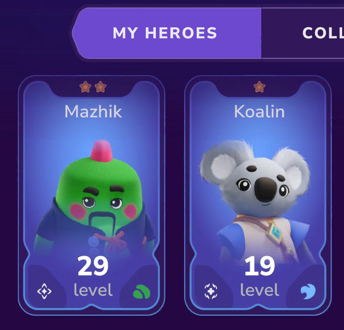 The image shows two 3D models of characters from a video game displayed side by side with their respective levels. The character on the left has a green head and body, while the one on the right has a white head and body. Both characters are wearing blue shirts. The text in the image reads "Goodnight CT Thank you Legend for the guide Finally got into the Discord after several attempts Started my streak journey and I'm locking in @sleepagotchi". This post seems to be about the game's characters, their levels, and the progress made by the player.