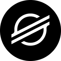 The image shows the Stellar logo, a stylized "S" symbol on a black circular background. The logo represents Stellar, the blockchain network mentioned in the post about Tradable bringing up to $1 billion in private credit assets to the platform.