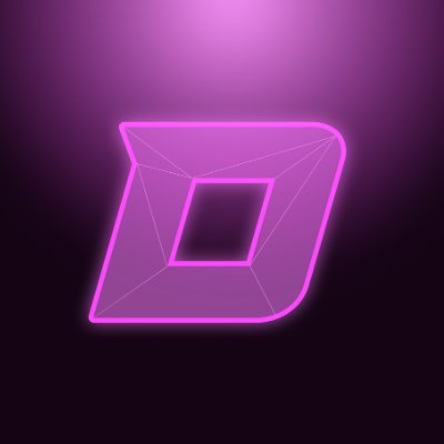 The image features a neon letter "D" that stands out against a dark purple background, creating a striking contrast. The letter appears to be glowing or emitting a soft pink light, which adds to its visual appeal. The surrounding area seems to be black, making the neon "D" even more prominent and eye-catching.