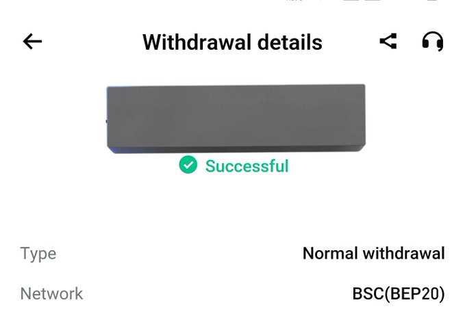 A withdrawal details screen on Bitget shows a transaction marked "Successful" with the type listed as "Normal withdrawal" and network as "BSC(BEP20)" — though the actual amount and wallet address are redacted with a black box, likely because the user is sharing proof of the withdrawal in a complaint calling Bitget a scam and asking others to repost their experience.
