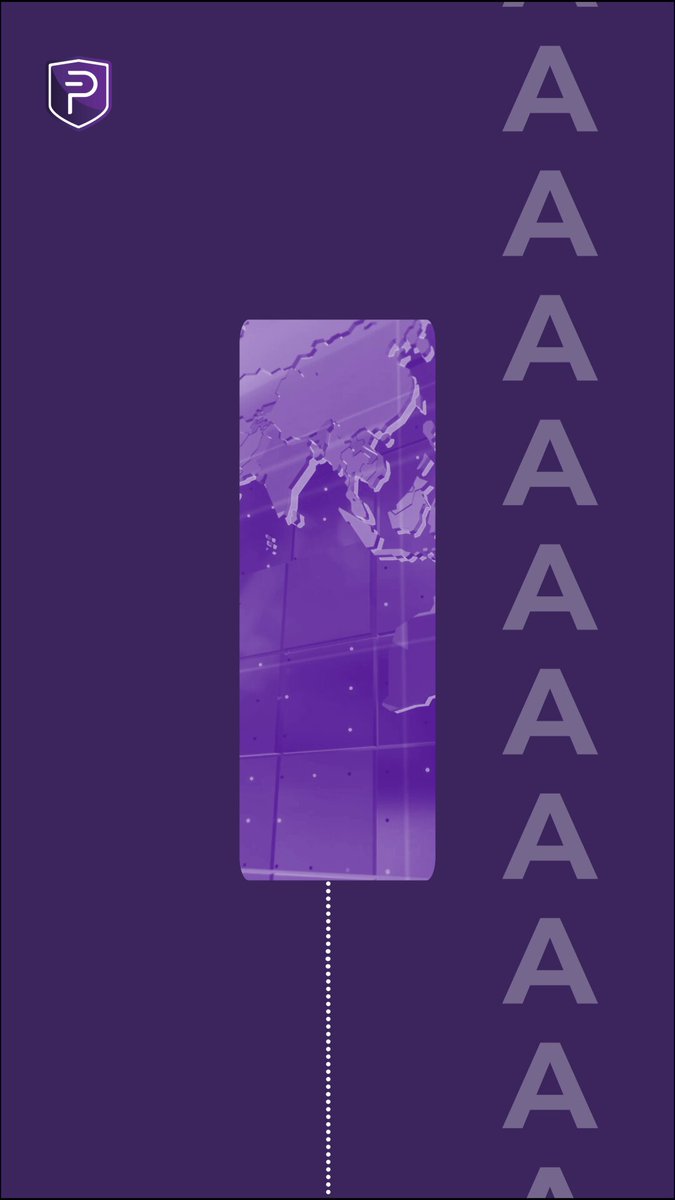 The image features a purple square with a white border, which has the letters "A" and "AA" written above it. The background color of the image is purple. Below this purple square, there are several lines of text that read "#Argentina #Nigeria #CryptoMarket". These texts seem to be related to the post's content or message.