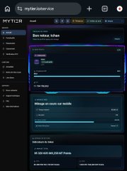 A screenshot of a dark-themed website, appearing to be a crypto or token analytics page with various statistics and a balance token shape.