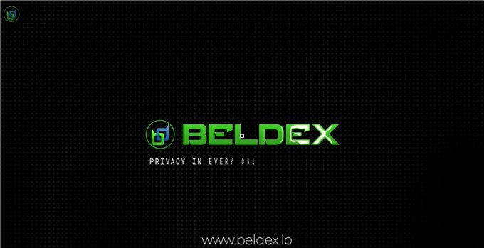 The image displays the Beldex logo with the tagline "PRIVACY IN EVERY BYTE" and the website "www.beldex.io" against a dark digital background, visually reinforcing the post's emphasis on Beldex's privacy-focused mission across messaging, browsing, networking, identity, and payments in Web3.
