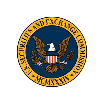 The image displays the official seal of the U.S. Securities and Exchange Commission (SEC), featuring a bald eagle clutching arrows and an olive branch with "U.S. SECURITIES AND EXCHANGE COMMISSION" and "MCMXXXIV" (1934) inscribed around it. The seal relates to the post as it represents the regulatory body set to hold an open meeting on Friday to discuss crypto-related investment contracts and potentially introduce new rules for digital asset offerings.